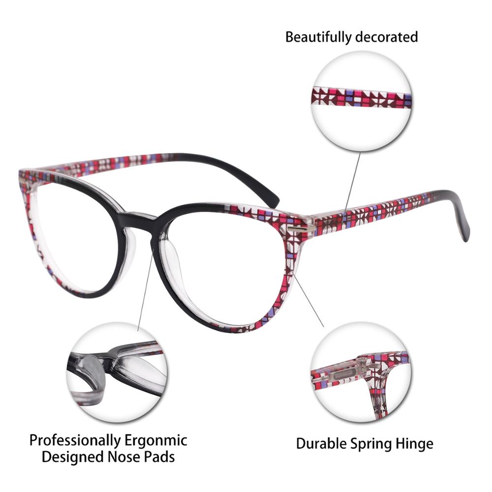 OCCI CHIARI, gafas de luz azul, Marcos cristal óptico gafas Vintage para mujer, gafas de ordenador transparentes, gafas graduadas para miopía, Marco óptico