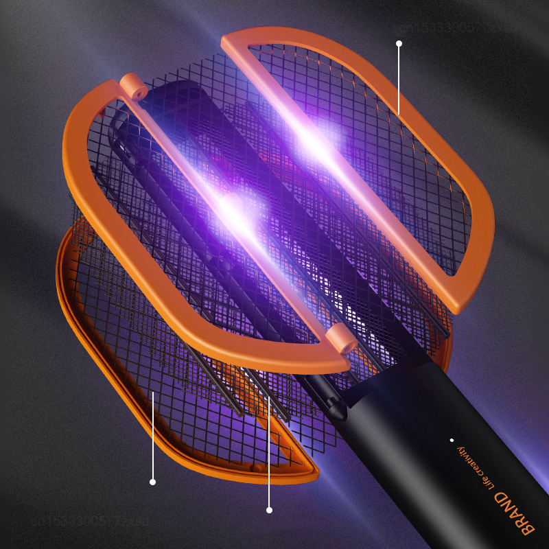 Xiaomi-Electric Mosquito Killer Light, USB Recarregável, Raquete De Armadilha De Mosquito De Verão, Anti Insect Bug, Dobre UV, Dobre