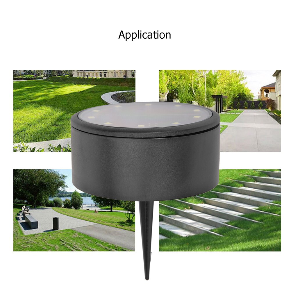 Multi-functional Waterproof LED Solar Ground Light Practical Durable Classic Lawn Stairs Decking Light Sensor Buried Lamp
