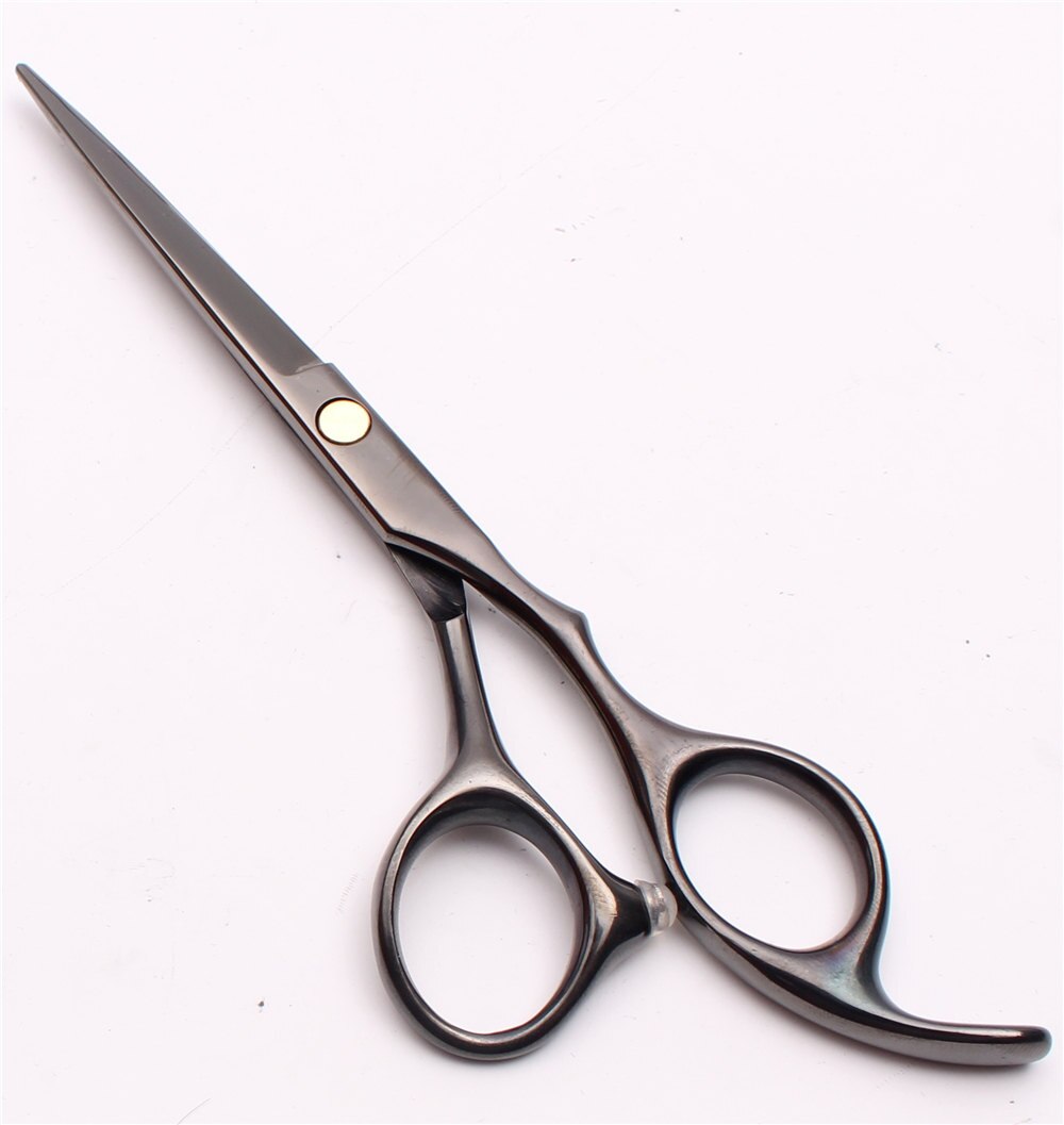 5.5" 16cm JP Steel Engraving Brand Black Cutting Shears Thinning Scissors Hairdressing Scissors Hair Scissors C1005: C1005 Hei C 5.5N