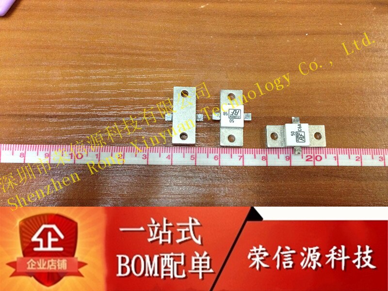 1pcs 250W50R microstrip resistor RF250W50R double lead high frequency resistor RF power resistor dummy load 250 watts 50 ohms