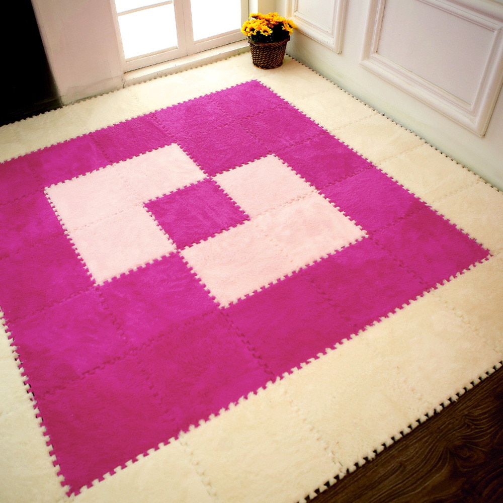 Tapis de Puzzle en mousse Eva pour enfants, 25x25cm, 7 couleurs, sol pour bébé, beauté et santé