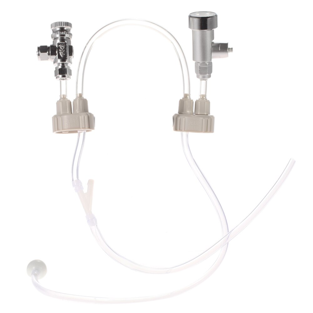 Fish Tank DIY CO2 Generator System Kit Live Plant Tank Air Flow Pressure Adjustment Diffuser Tube Check Needle Valve Guage Set