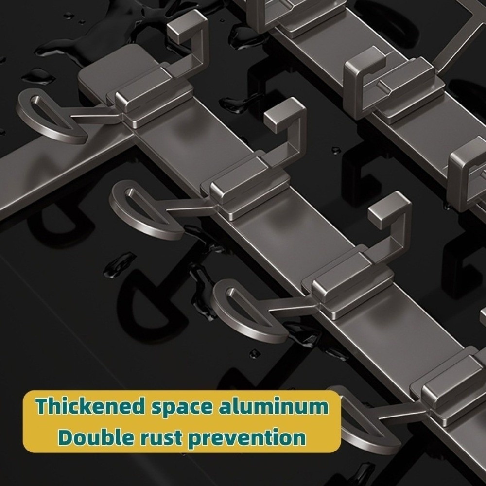 6/7 koukkua oven yläpuolella olevat koukut nopea asennus oven päälle ripustettavat seinään kiinnitettävät naulakot poraamattomat tukevat säilytyskoukut