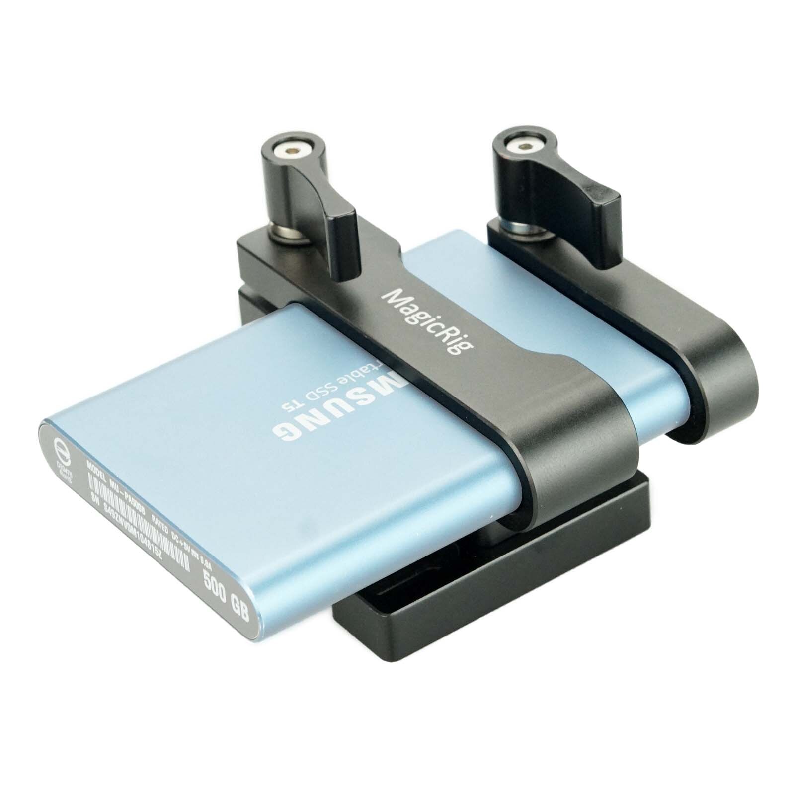 Supporto SSD MAGICRIG per morsetto scheda SSD Samsung T5, per gabbia MAGICRIG BMPCC 4K/6K, per Blackmagic design tasca cinema telecamera 4K/6K