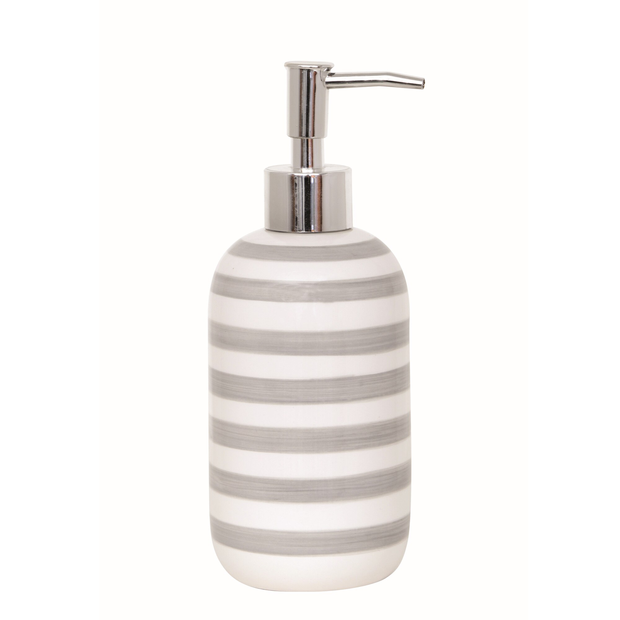 Lot pour accessoires de salle de bain en céramica MSV collectables Deauville couleur gris