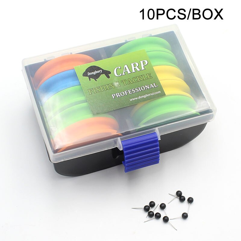 Carp Fishing Accessories Chod Zig Rig Bin Box + 10 EVA Winders Tackle Box Kit for Carpfishing