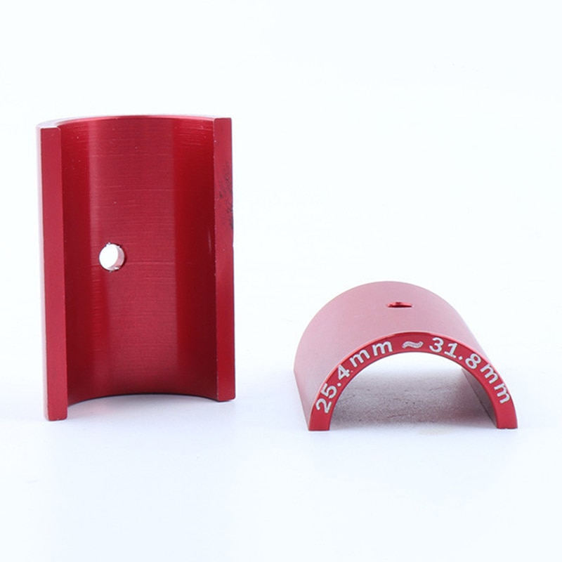 2*Pcs Handlebar Shim Bicycle Bike Handlebar Bar Shim Spacer Stem Reducer 25.4mm to 31.8mm high strength bicycle parts