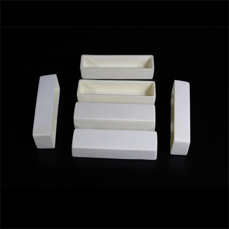 99.5%  firkantet korund digel  /5ml 4522/  temperatur 1600 grader / sintret keramisk digel