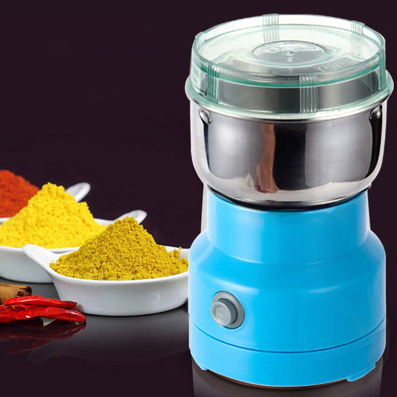 Outil de cuisine, petit broyeur électrique, mixeur, poivre, assaisonnements, ails, café, vitesse élevée