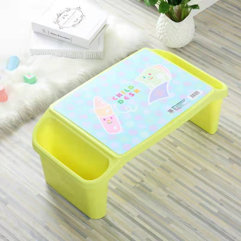 Plastic Study Table for Kids Toddlers Baby Desk with Holder Organizer Portable Laptop Desk Durable Safe Material for Children