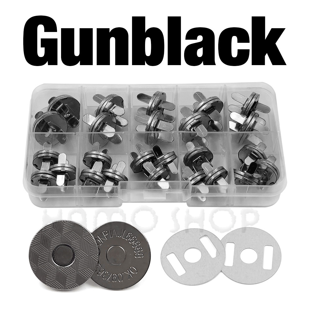 20 zestawów/partia 10mm-18mm guziki magnetyczne torby zapięcie zatrzaski magnes automatyczna adsorpcja cienki portfel przycisk DIY krawiectwo z pudełkiem: 3 # / Antyczne cynku