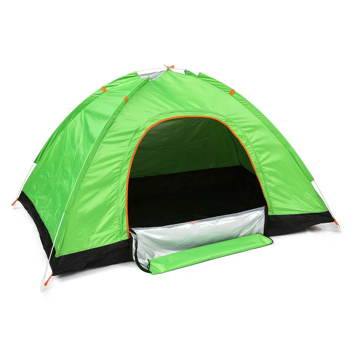 Outdoor Camping Tent Draagbare Volautomatische Dubbele Deur Strand Reizen Wandelen Zonnescherm Waterdicht Onderdak Voor 2-3 Mensen