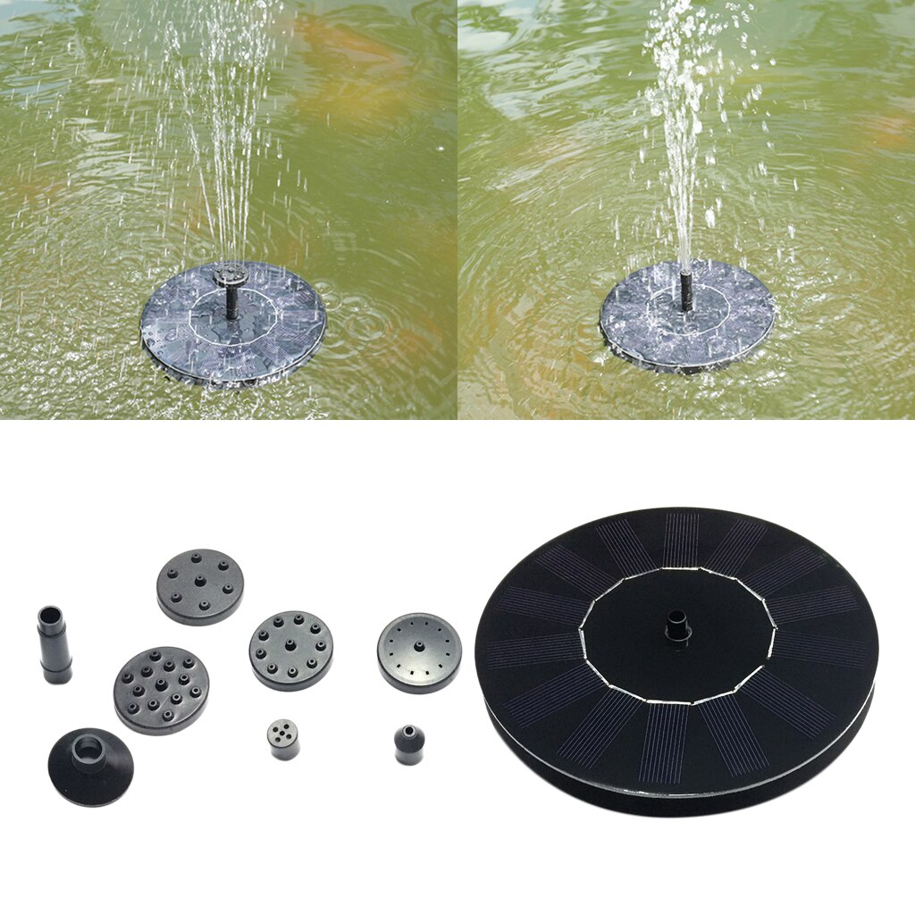 Solar Powered Fountain Water Pump for Bird Bath Free Standing Solar Panel Kit