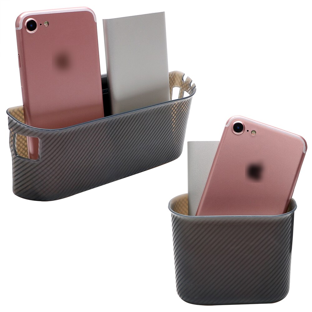 Car Storage Box Interior Multifunction Organizer Card Phone Holder Garbage Mesh Bin Door Side Hanging Pocket Auto Accessories