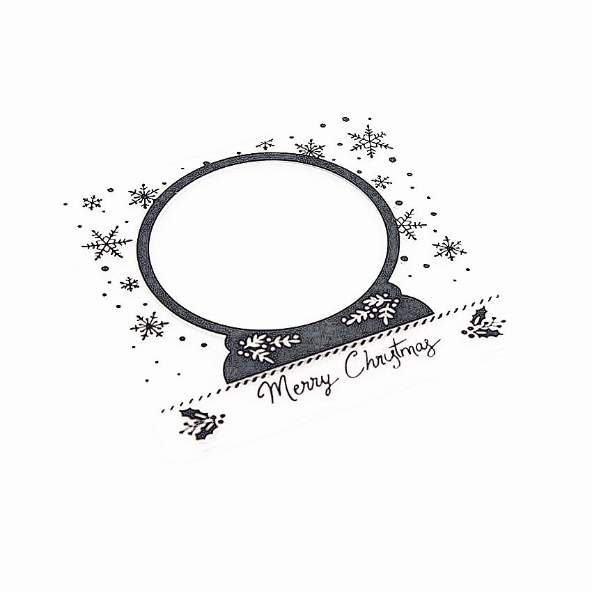 Easter plastic clock template Christmas wreath craft card making paper card album wedding decoration Embossing folders