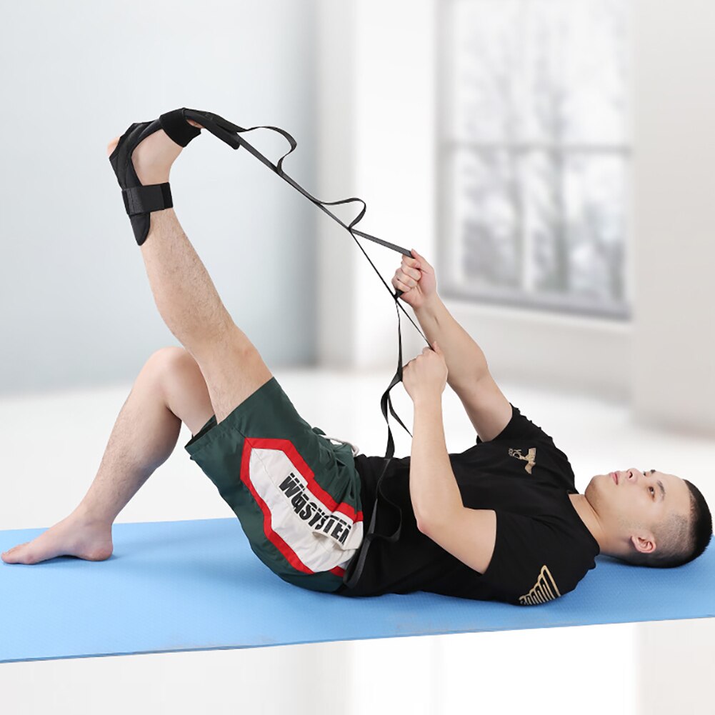 Yoga ligament stretching bælte fasciitis ben træning fod ankel modstandsbånd