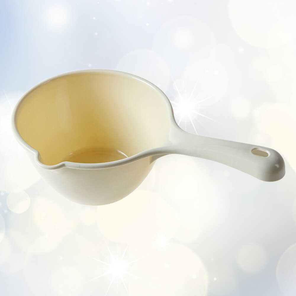 1Pc Plastic Water Ladle Bathing Bailer Water Dipper Spoon for Home Restaurant Kitchen Blue