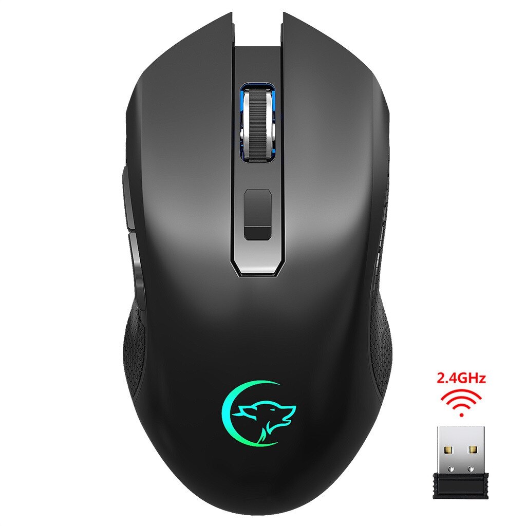 2.4G USB Wireless Mouse 2400DPI Adjustable Recharg... – Grandado