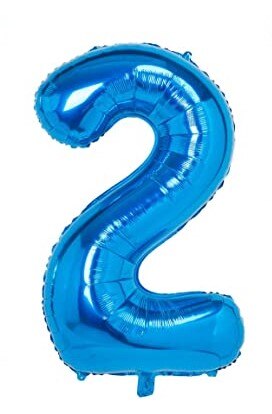 Yunchu Online 18e verjaardag ballonnen Happy 18th Birthday ballonnen blauw zilver 18e verjaardag decoratie 18 jubileum verjaardagsfeest decoratie voor meisjes jongens 18e verjaardag jubileum