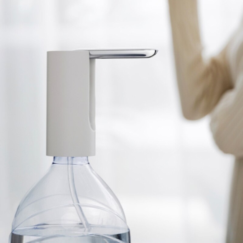 Automatic Mini Press Switch Water Pump Wireless Rechargeable Electric Dispenser Water Pump with USB Cable