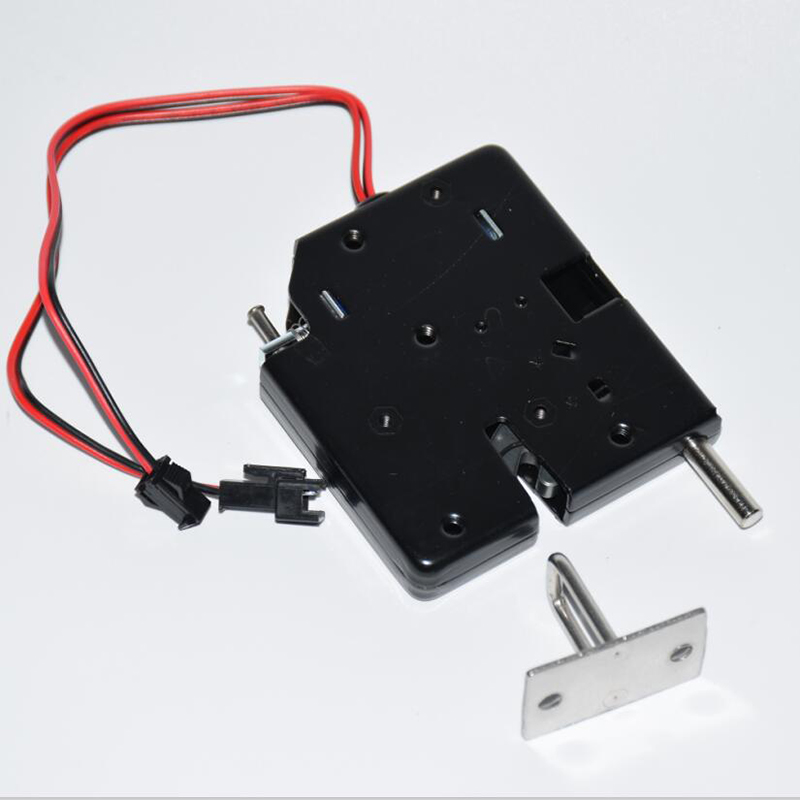 DC 12V Elektromagnetisches Schloss für Automaten Mini Schranktür Schließfach Elektrisches Steuerschloss Magnetriegel