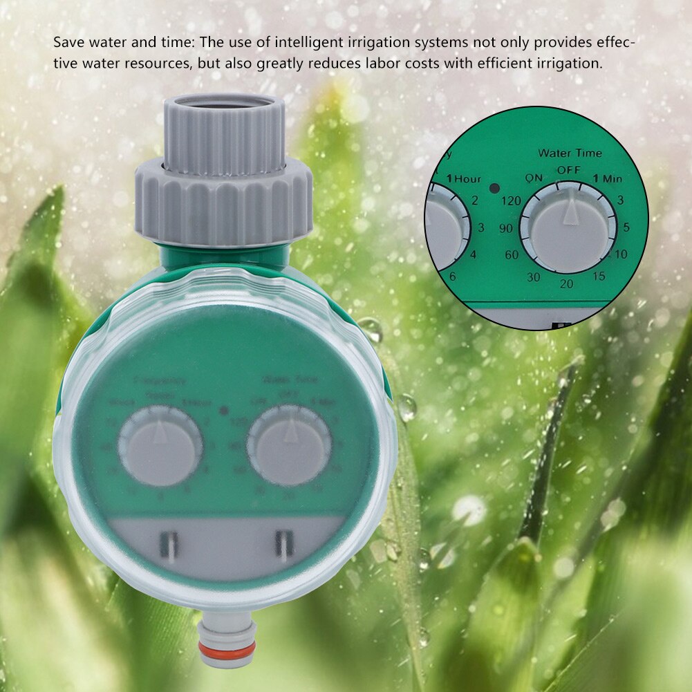 Minuterie d'arrosage de jardin robinet à tournant sphérique automatique électronique numérique minuterie d'eau programmateur d'irrigation de jardin à la maison fleurs intelligentes