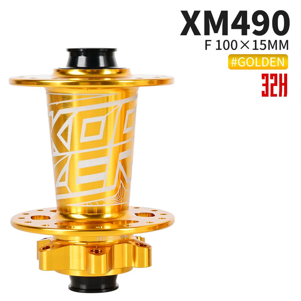 Koozer Bike Hubs 28/32/36 Holes MTB Front Hub Sealed Bearing Hub QR 100x9MM Thru 100x15MM Bicycle Hub For SHIMANO HG 8 -12Speed