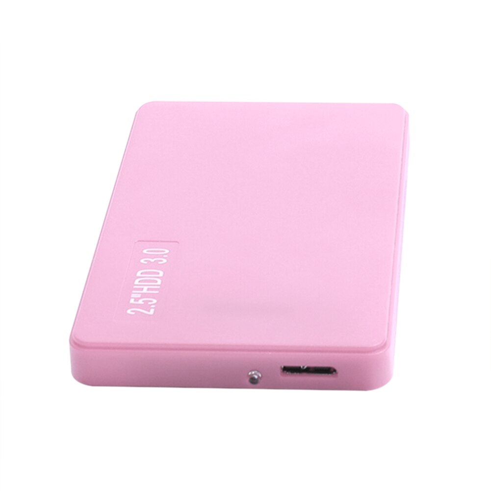 Boîtier pour disque dur externe usb 3.0, 2.5 disques durs sata et ssd, supportant 8tb 6 /s pour ordinateur de jeu, ordinateur portable, ordinateur de bureau, accessoires: Rose