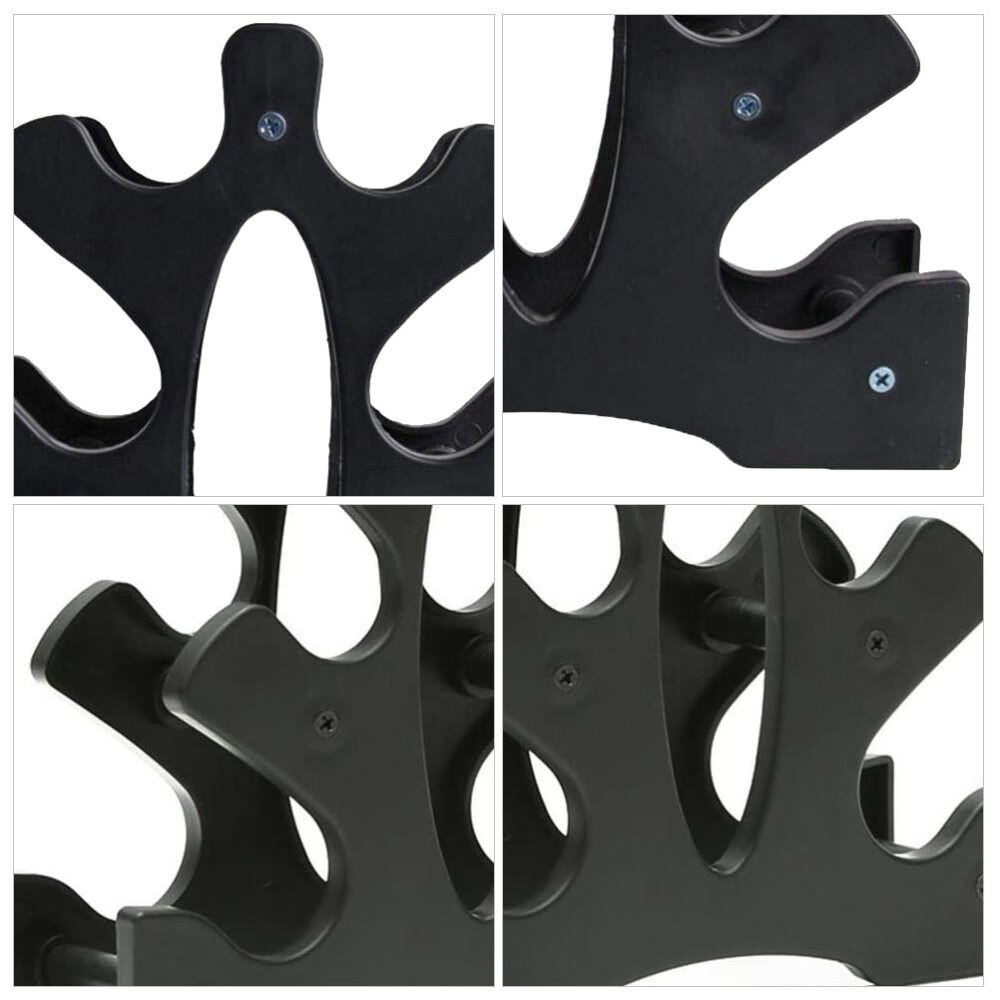 1Pc uchwyt hantle kompaktowy praktyczny trzy warstwy stojak robić przechowywania uchwyt robić przechowywania hantle stojak robić siłowni domowej