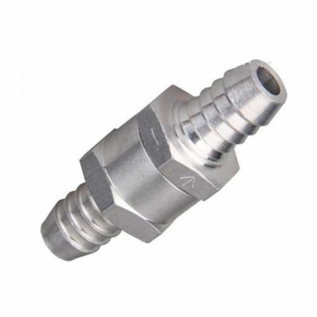 Aluminum Alloy One-way Fuel Pump Check Valve Gasoline Diesel Show Fluid Flow Direction Fuel Pump Check Valve