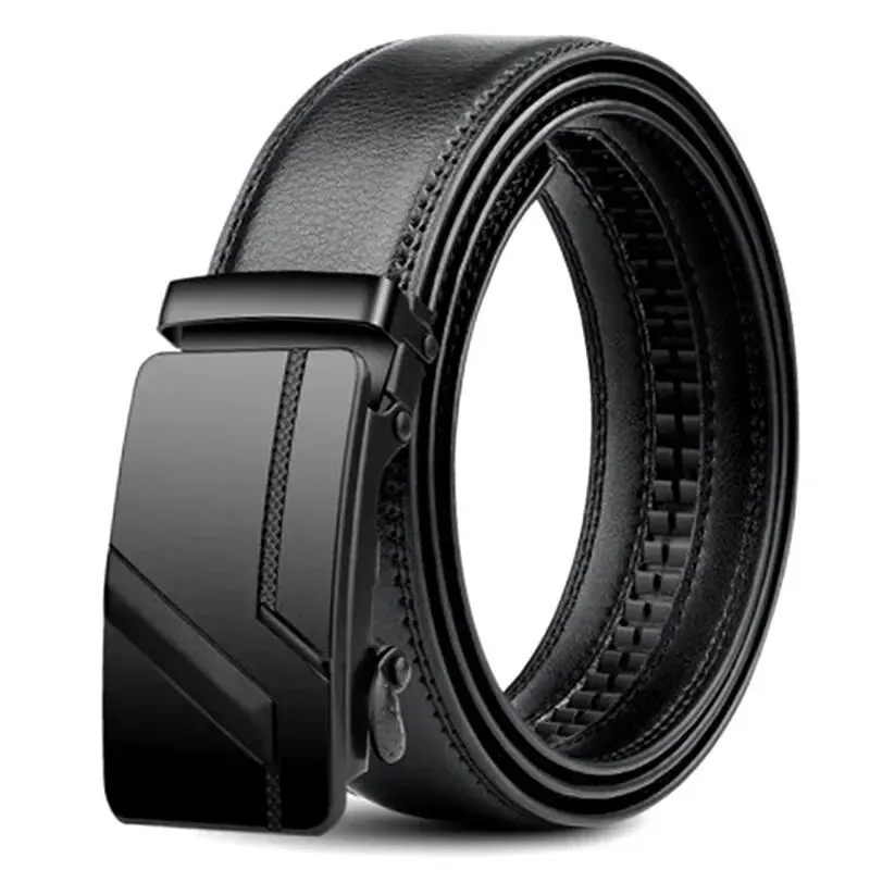 Mode zakelijke herenriem Echte luxe merkriem Metalen gespriem Hoogwaardig PU-leer Zachte riem met cargobroek Jeans: Army Green