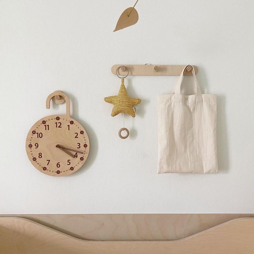 Arabic Numeral Round Wooden Digital Wall Clock Silent Living Room Wall Decor Saat Home Decoration Watch Wall