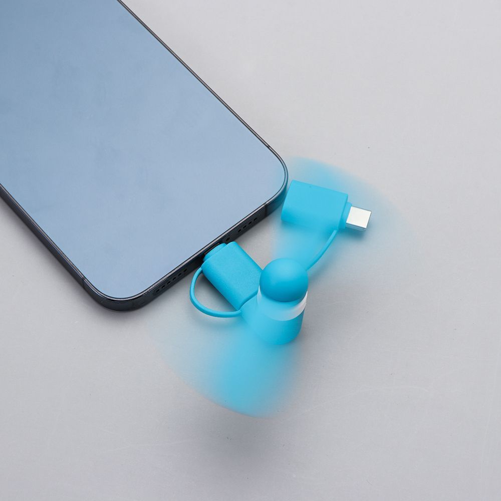 Für Android IPhone Typ-c Für Samsung Huawei iPad Tragbare 3in1 Mini Telefon Fan Kühler praktisch Kühler Reise zubehör