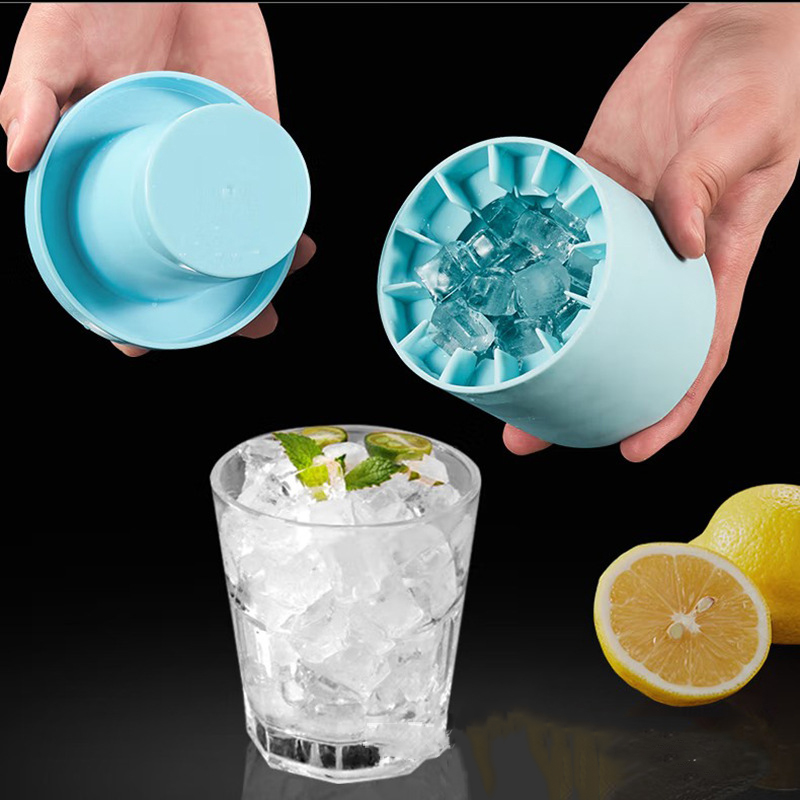 Silikon Eiswürfel Form Runde Eis Eimer Sommer Hausgemachte DIY Kühlschrank Einfrieren Eismaschine Kreative Eiswürfel Form Barware Werkzeuge