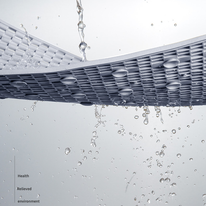 Alfombra de ducha de PVC, alfombra antideslizante para baño, ducha, baño, alfombrilla para pies, inodoro, alfombrilla anticaída para el hogar, alfombra para el baño