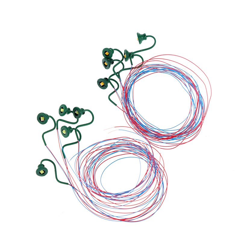 5 pezzi scala 1:87 lampade classiche a collo di cigno per montaggio a parete/lampione modellismo ferrovia/modello parco lampade/Layout ferrovia