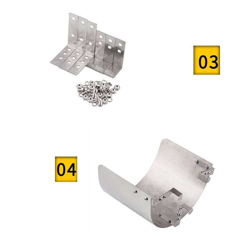 Universale 2.5-5 "Cono in Acciaio Inox Titanio Argento colorato in fibra di carbonio di Calore scudo Coperchio del Filtro di Aspirazione dell'aria