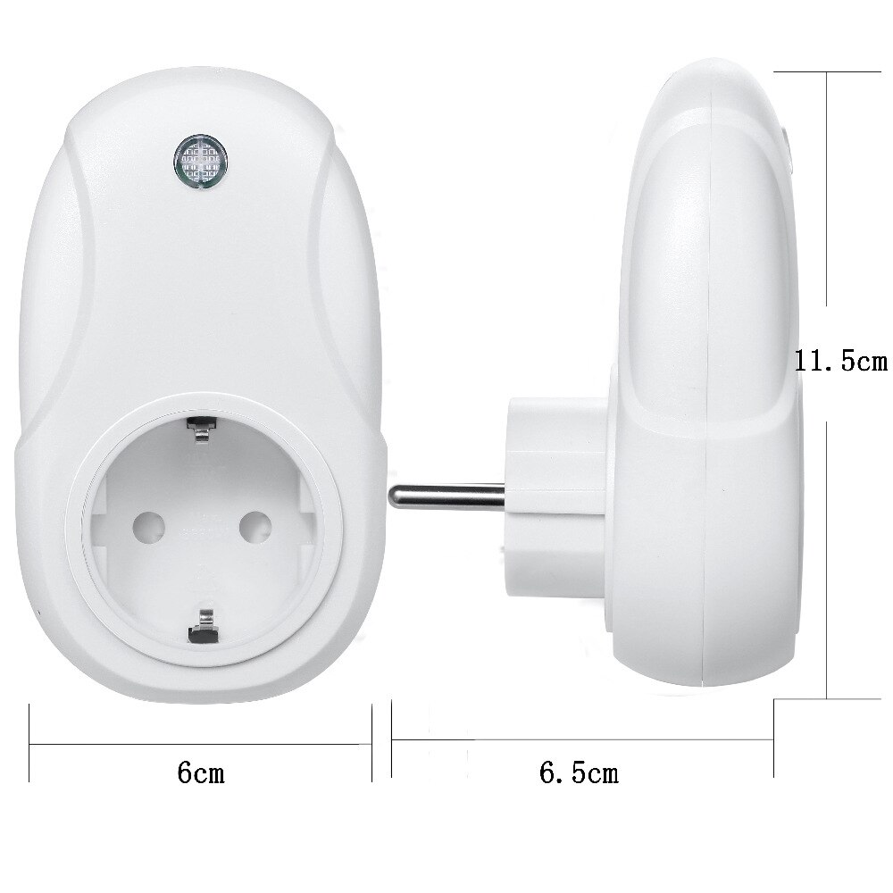 16A Wireless Remote Control Socket Programmable Electrical Outlet Switch