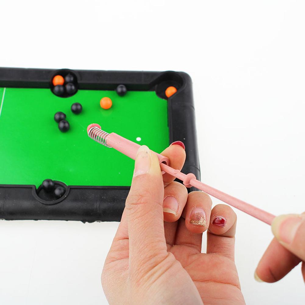 Grappige Kinderen Mini Tafel Biljart Pool Simulatie Draagbare Desktop Speelgoed Set Party Ouder-kind Interactief Spel Speelgoed
