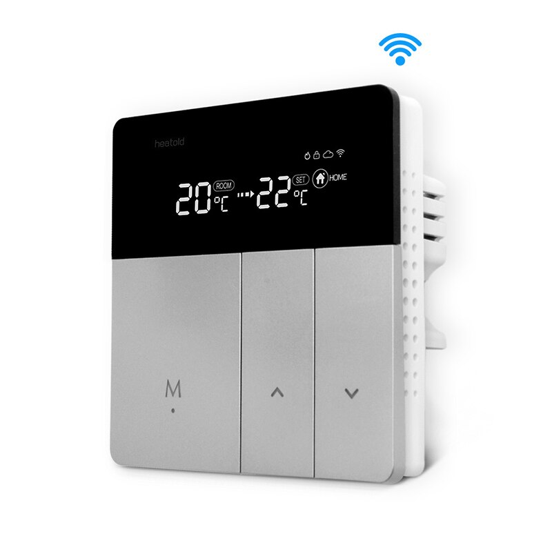 LCD Display Thermostat Water Floor Heating Temperature Controller Remote Voice Control Electric Underfloor Heating Controller