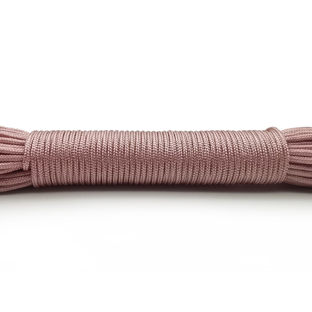 Diameter 2Mm 100Meter Deepred Touw Parachute Cord Koord Touw Klimmen Camping Survival Apparatuur Paracord Armband: YELLOW / Overigen