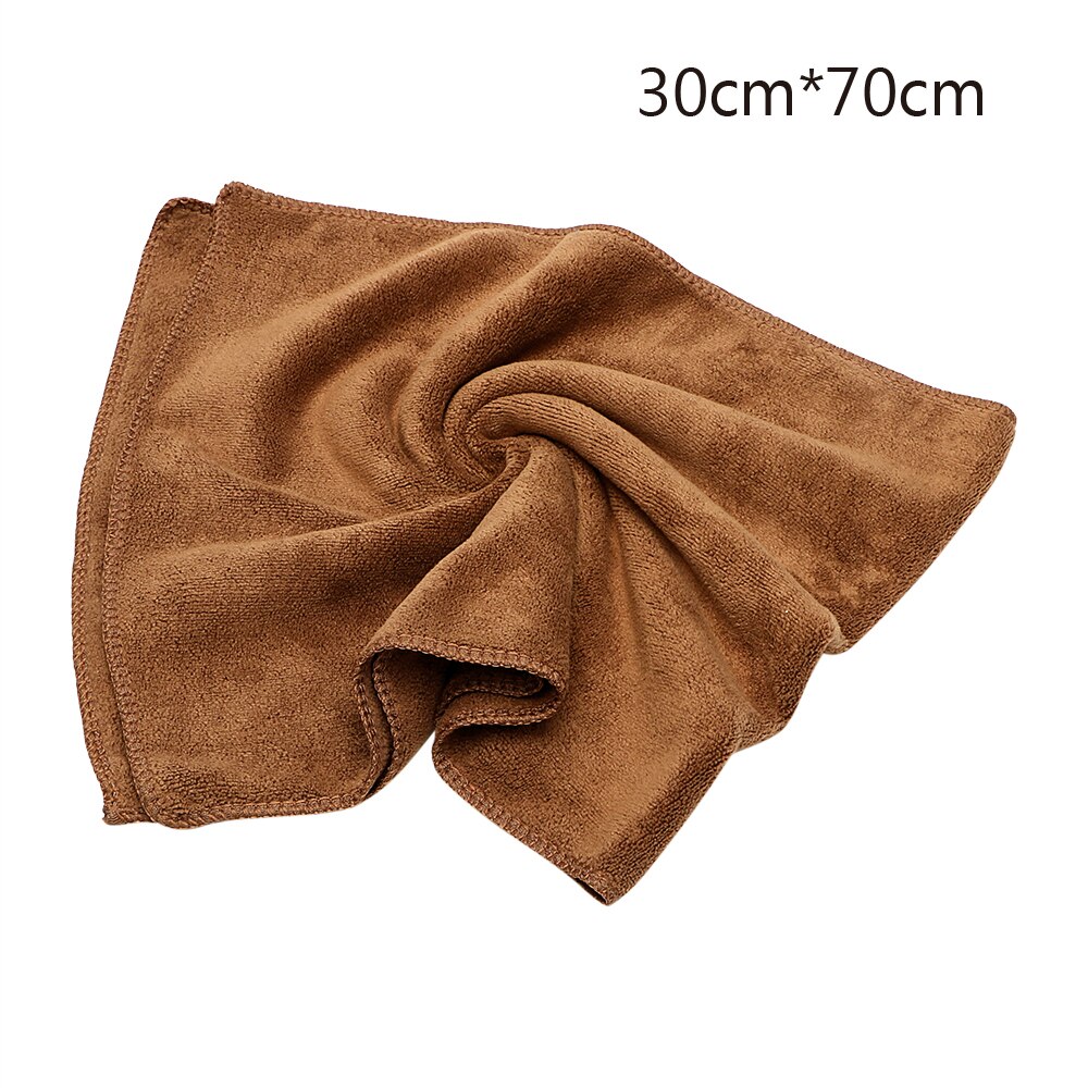 30*70cm Car-styling Ultra Soft Microfiber Cloth Car Wash Towel for Car Wax Polish Cleaning Tool Auto Care Detailing 4 Colors