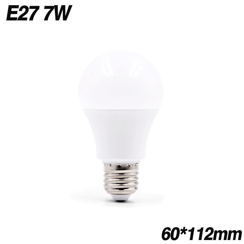 Ampoule LED haute puissance E27 E14 lampe 3W 5W 7W 9W 12W 15W 18W AC220 240V blanc froid blanc haute luminosité Lampada lumière LED: WHITE / green