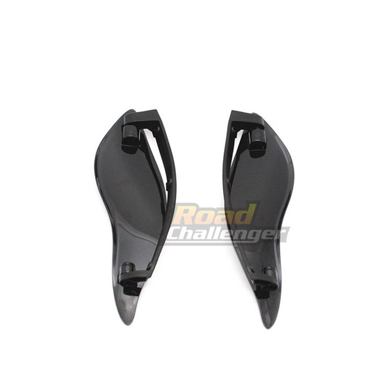 Adjustable Fairing Side Wings Air Deflectors Motorcycle Windshield For Harley Touring Electra Street Tri Glide 15 16: Black