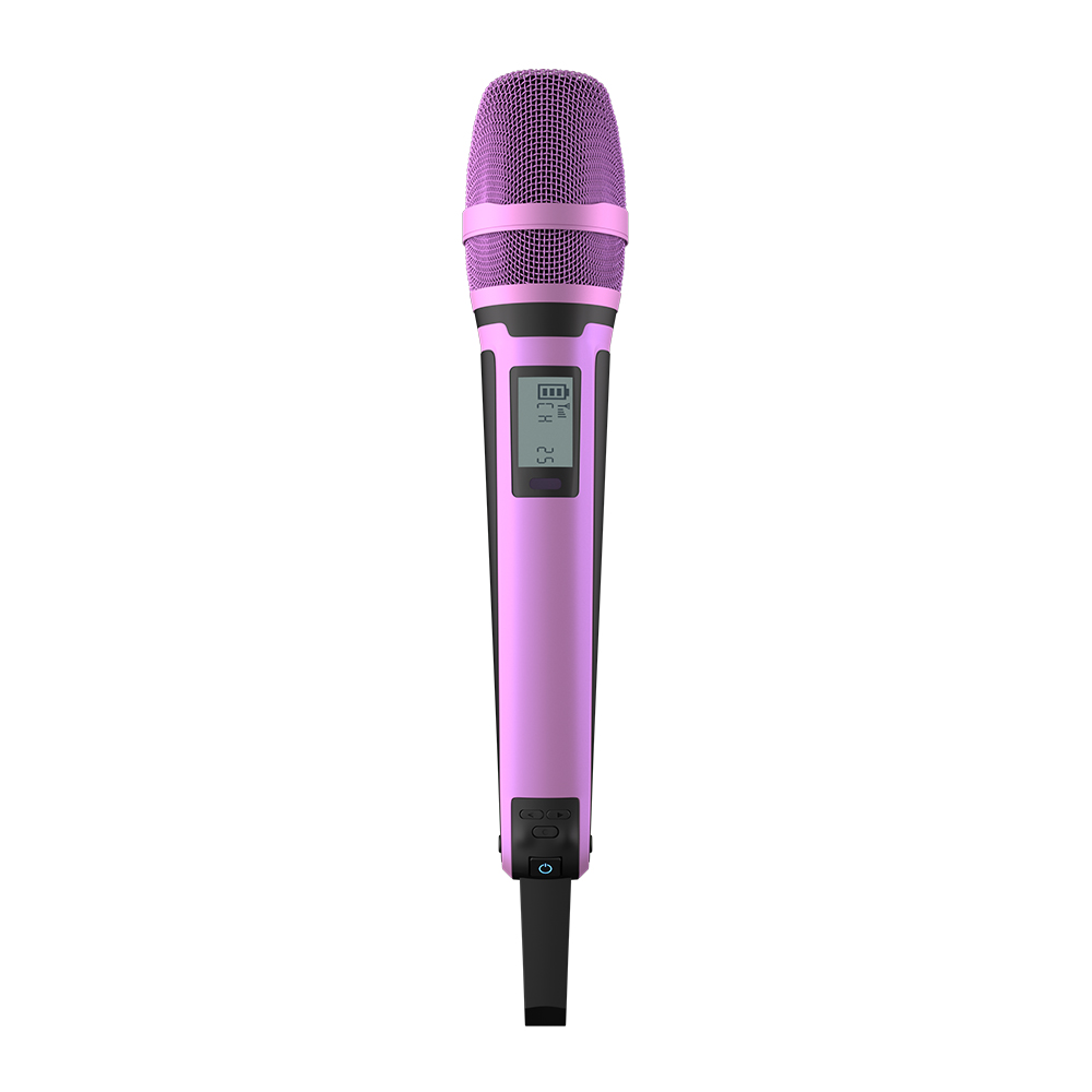 G-MARK SKM9000 Wireless Microphone UHF Frequency Adjustable Metal Sheel For Paryt Show Teaching Wedding: PURPLE