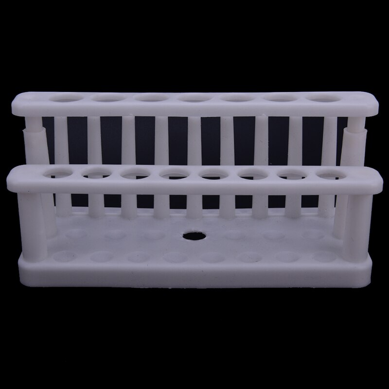 1pc Abs Plastic Lab Porous 15 Holes Test Tube Stand Shelf 9 Pins Burette Holder Rack Support