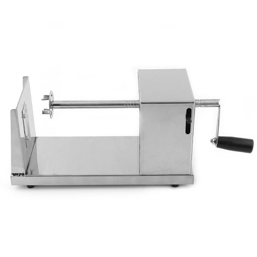 1pc spiral kartoffel twister tornado cutter pommes frites grøntsags cutter køkken madlavning værktøjer håndlavet snoet kartoffel skiver  qa 091