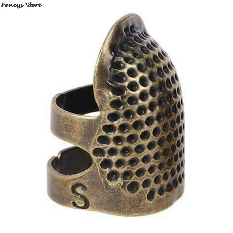 Vinger Cot Vingerhoed Apparaat Naaien Ring Vingerhoed Vinger Cot Huishouden Verstelbare Vingerhoed Hoepel Borduren Vinger Babybedjes Diy Gereedschap Thuis: Default Title