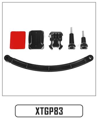 Kit de bras d'extension de casque de tir avec autocollant de Base de Surface et vis pour GoPro Hero 8 7 6 5 Yi SJ CAM Eken h9 accessoire de caméra d'action: Type 1